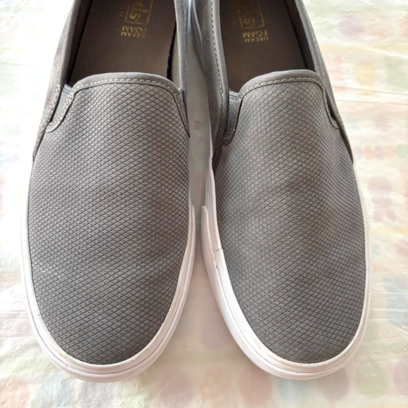 Keds sneakers double decker Gray Slip-On Shoes SZ 9 Worn 1X Indoors - Picture 9 of 14